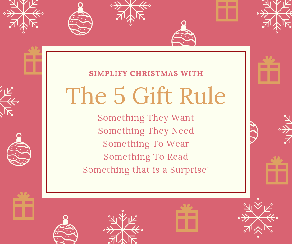 The five gift rule