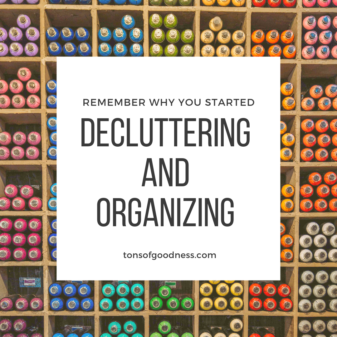 declutter and organize