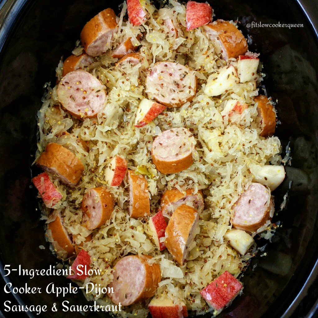 slow cooker apple sausage dinner recipe