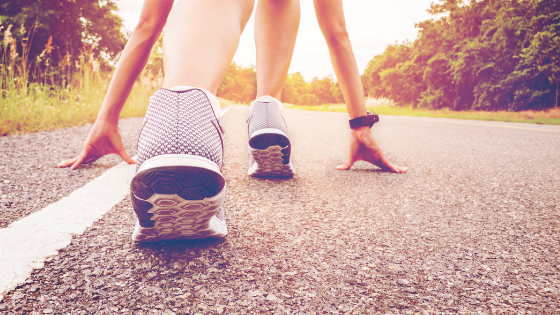 runner - get more exercise to reach fitness goal