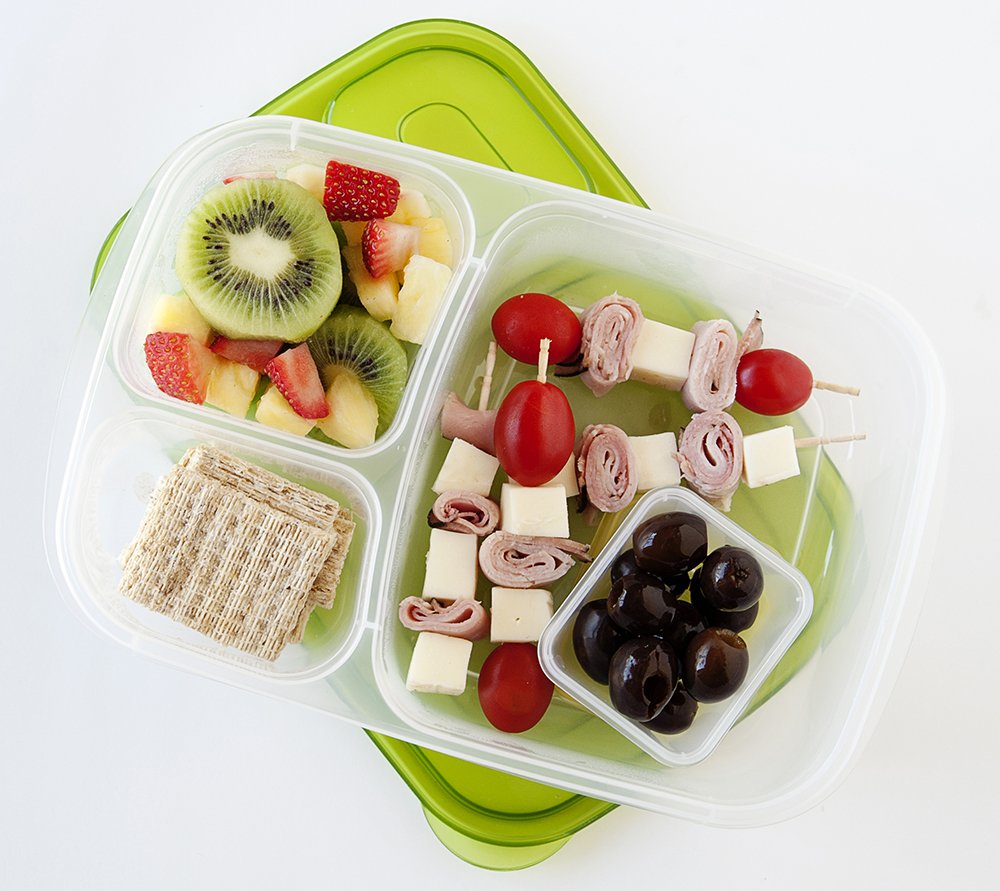 bento lunch box container for healthy school lunches