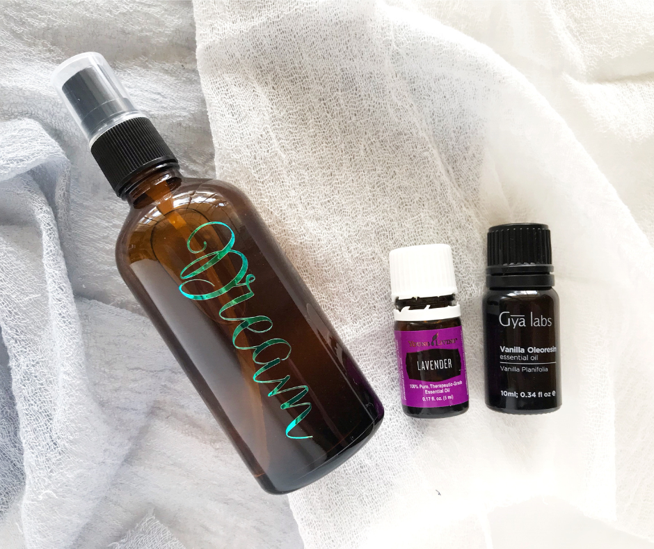 lavender vanilla pillow mist to help you fall asleep fast
