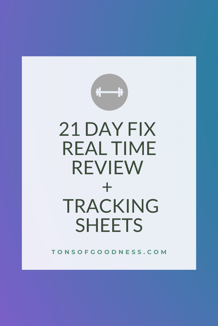 21 day fix extreme calendar real time