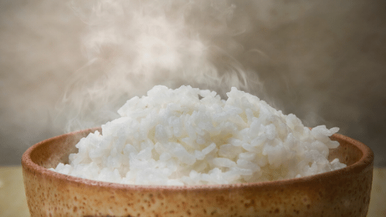 bowl of white rice