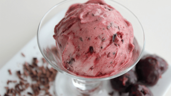 cherry chocolate ice cream gluten free dessert