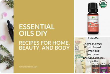 Pinterest board for Essential oil DIY projects