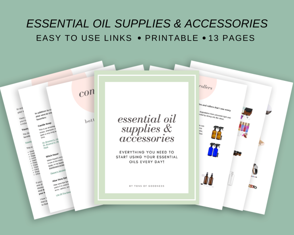 guide to essential oil supplies and accessories