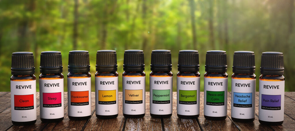 essential oils from REVIVE to make natural products