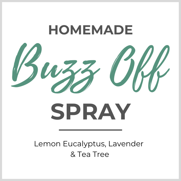 free label for buzz off spray
