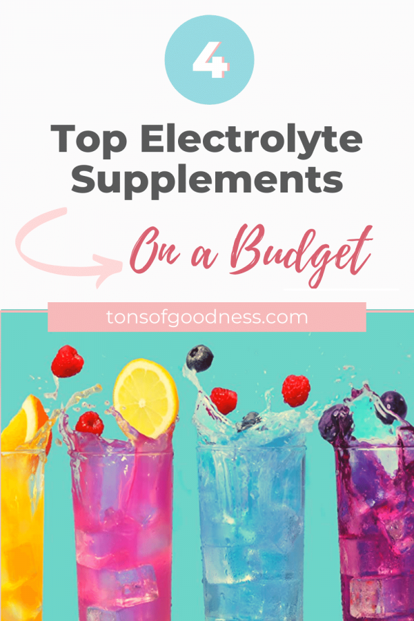 best electrolyte no sugar