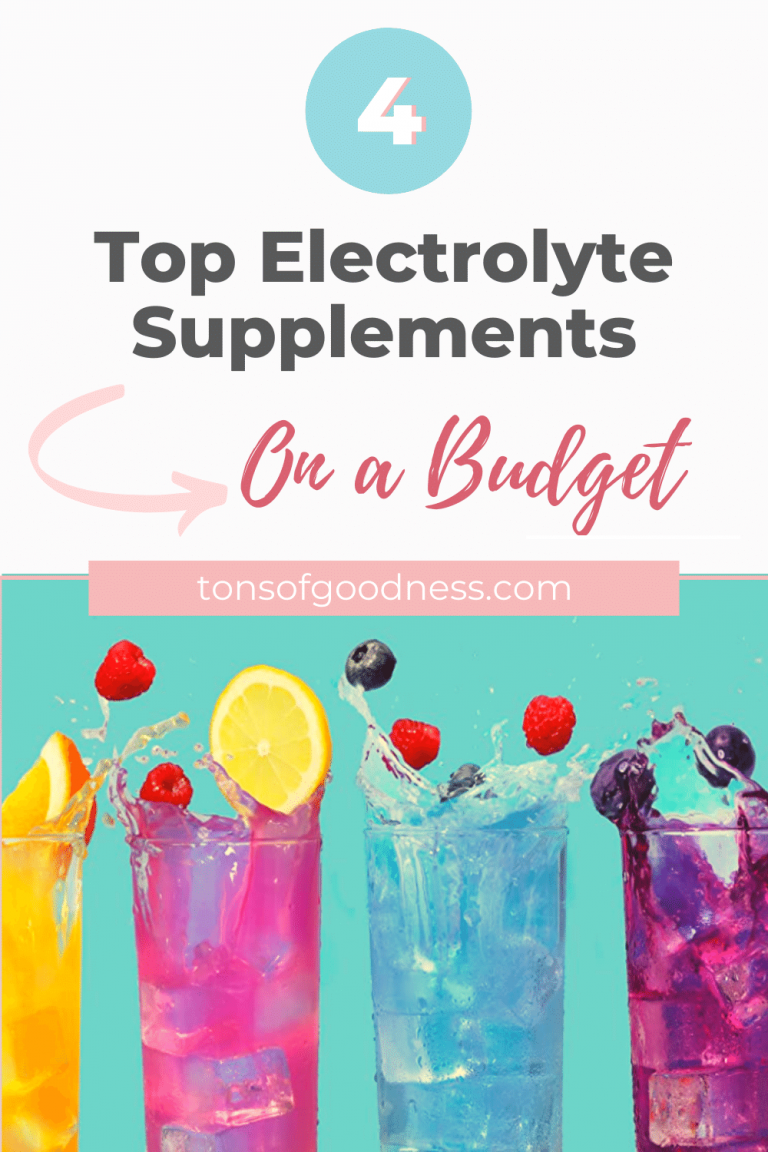 Top Four Electrolyte Drinks a Budget ⋆ Tons of Goodness