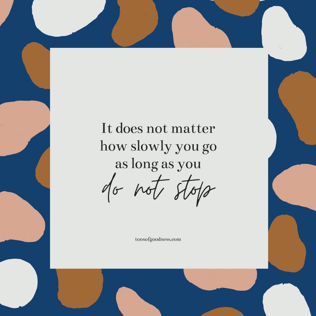 fitness motivation quote - do not stop