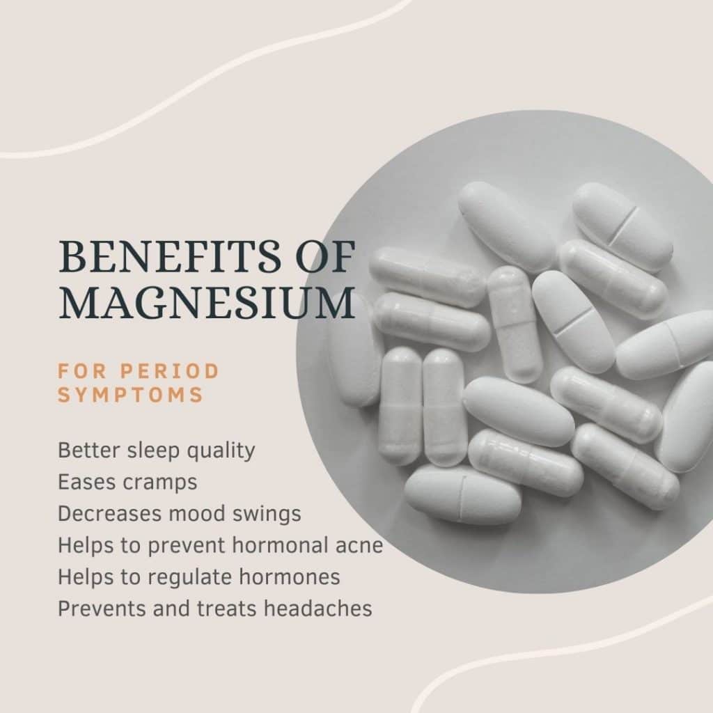 Benefits of magnesium for PMS symptoms