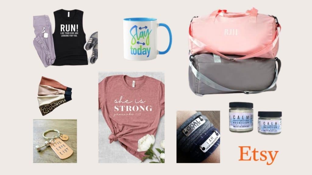fitness gifts on etsy for her